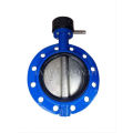 Economical double flanged double eccentric butterfly valve